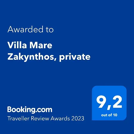 Vilă Mare Zakynthos, Private Laganas