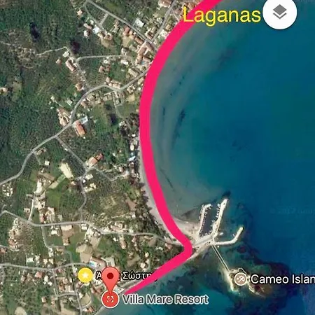 Vilă Mare Zakynthos, Private Laganas